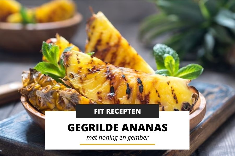 Gemarineerde gegrilde ananas