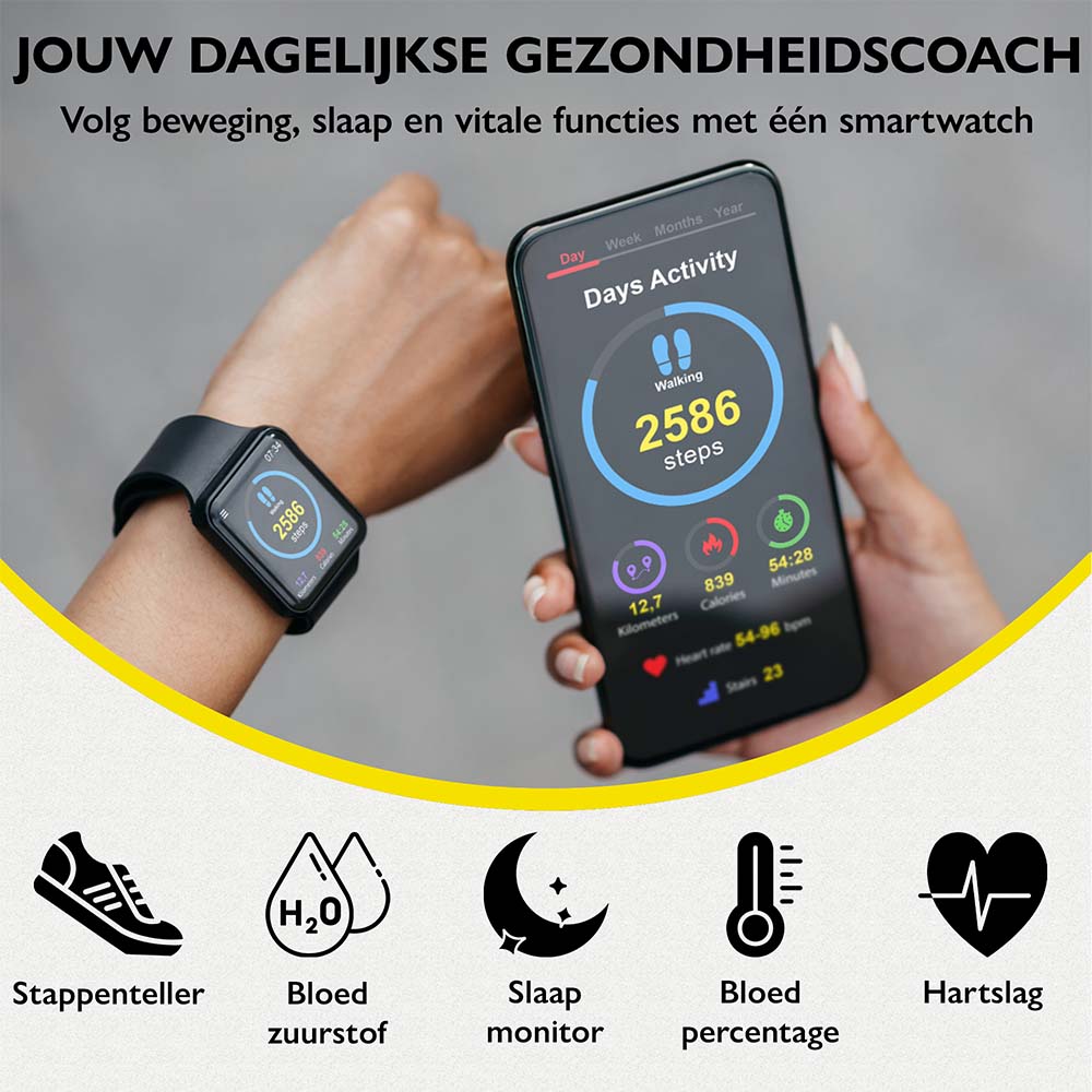 Smartwatch met Fitness Tracker