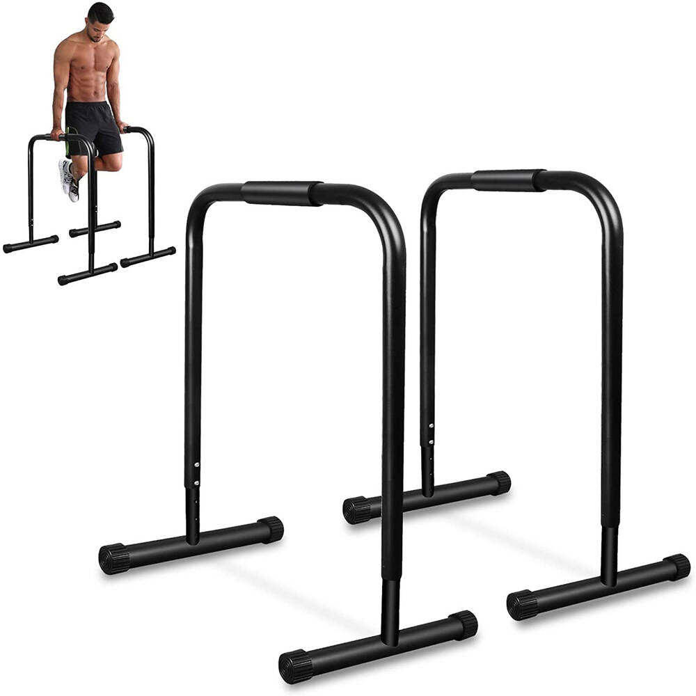 Calisthenics Parallettes met Antislip - Dip Bar - Dip Station 1