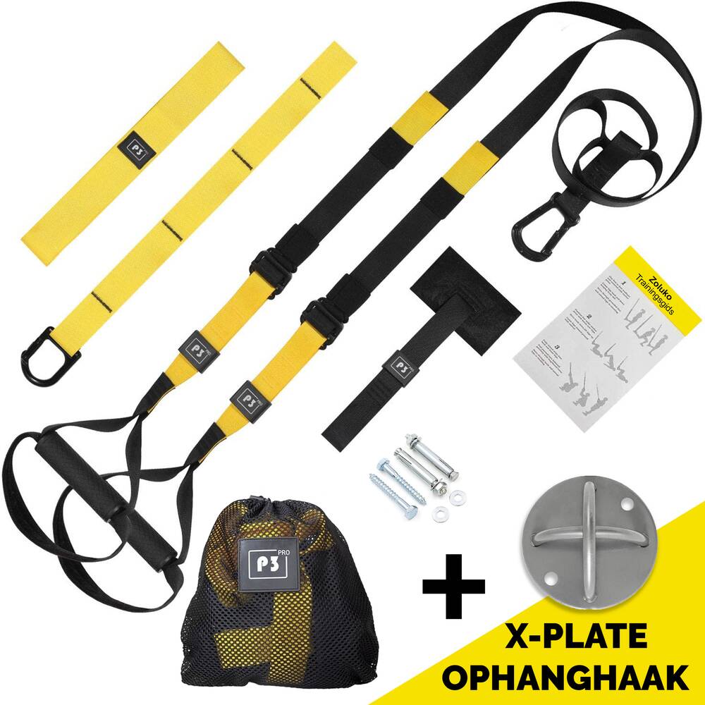 Zoluko Suspension Trainer Set - TRX Resistance Band afb. 1