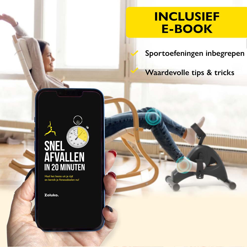 Stoelfiets met Afstandsbediening Zwart