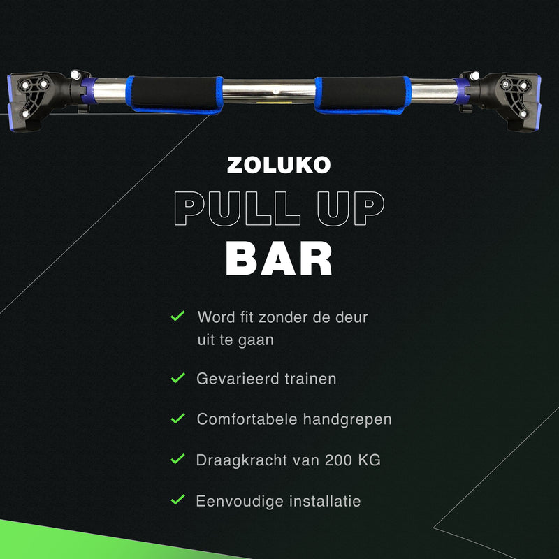 Zoluko Pull Up Bar Deur - Optrekstang Deur - GRIP - 7