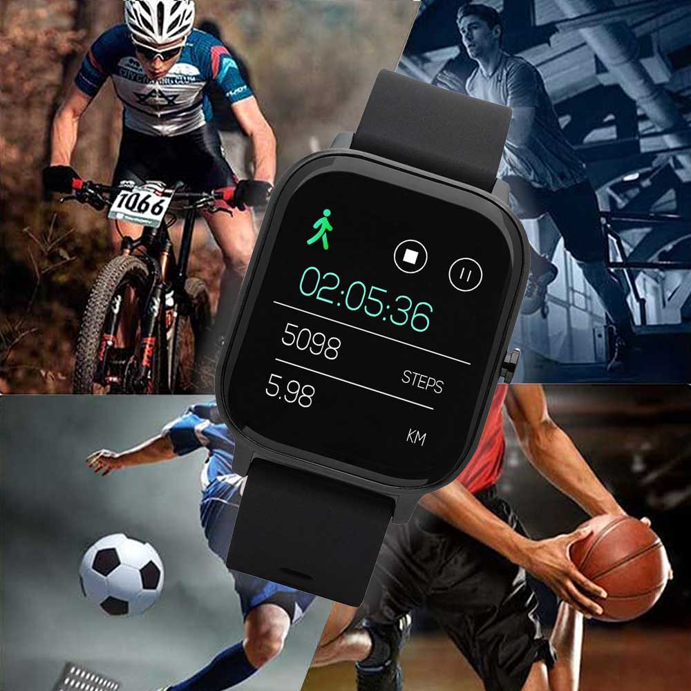 Zoluko Smartwatch met Fitness Tracker - Zwart - Sporthorloge - Fitness horloge 5 #kleur_Zwart